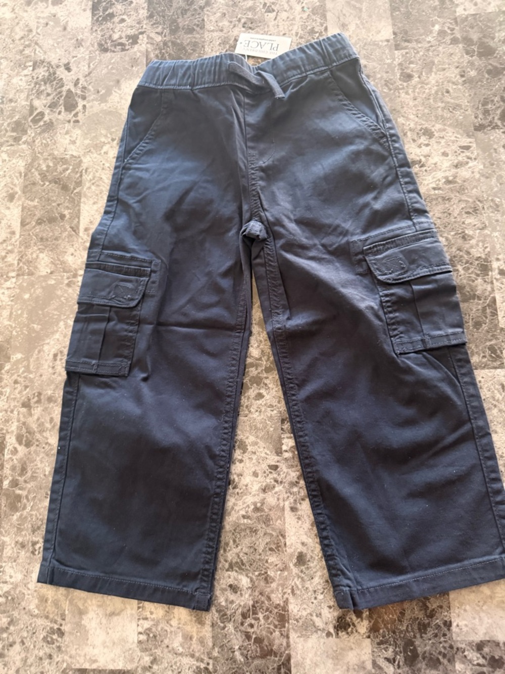The Children's Place Navy Cargo Pants - Dark Blue Boys 4T